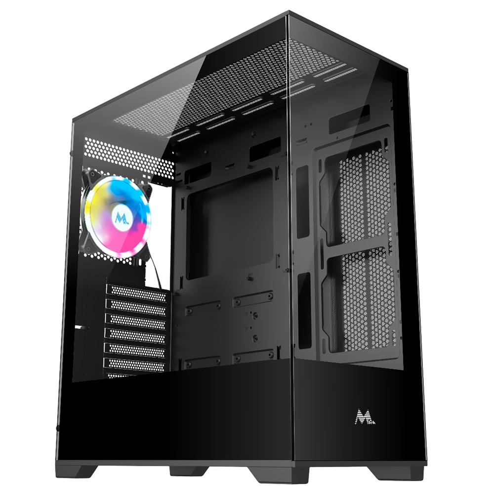 Gabinete Gaming Mtek MCG-AIR01 Mid Tower 1Fan RGB - Black